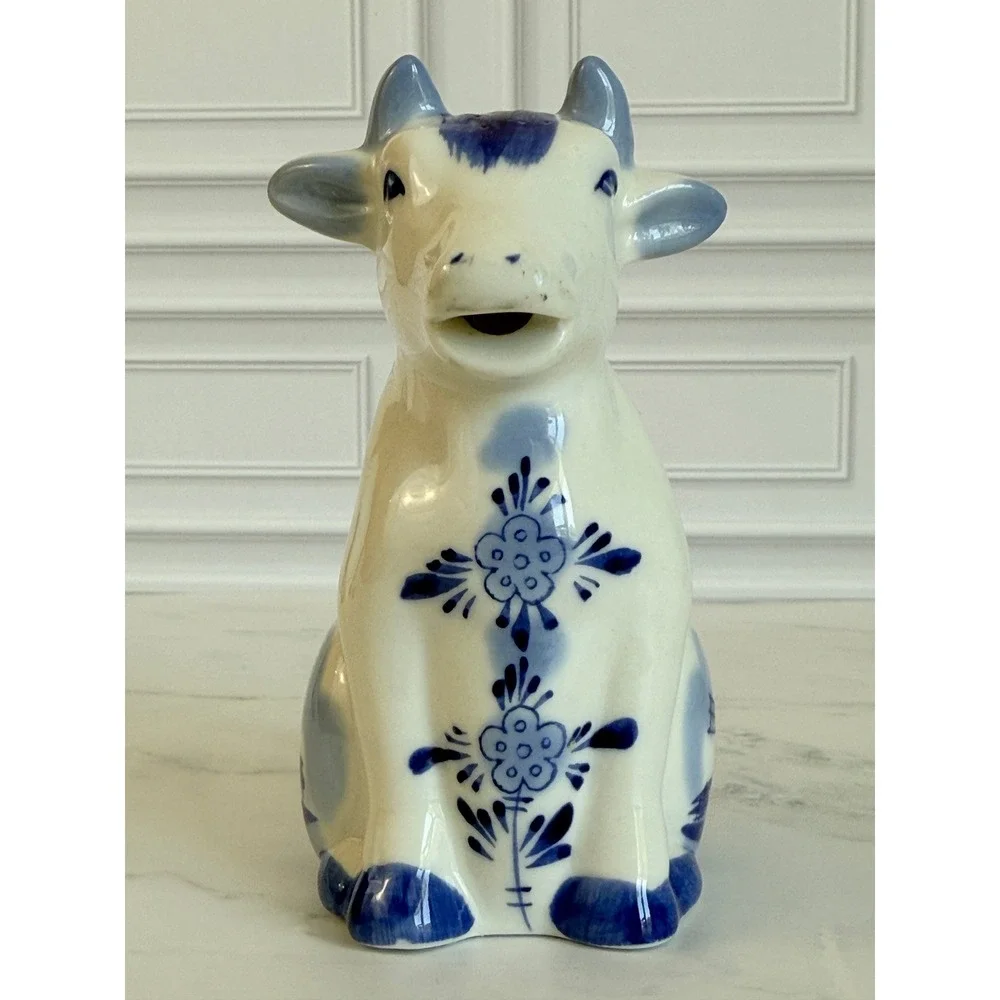 VTG Vero Hand Painted Delfts Blue Holland Pottery 7